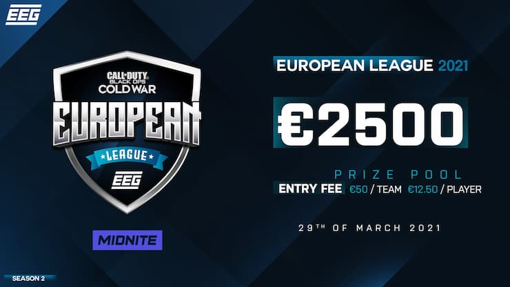 EEG COD European League Season 2 Announced